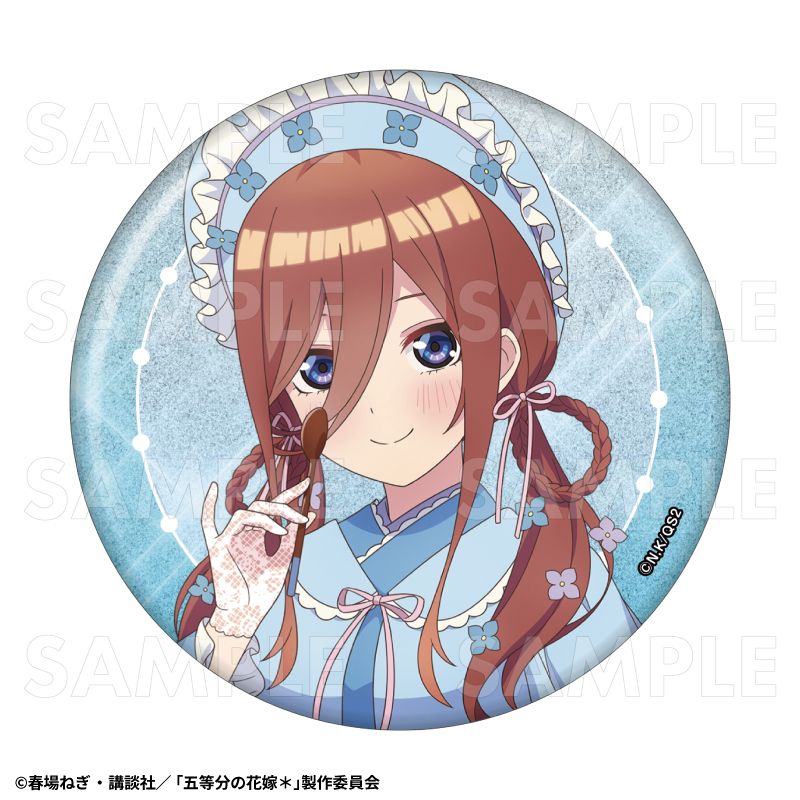 【新品/公式】五等分の花嫁*_和パフェドレスVer. 76mmグリッター缶バッジ 中野三玖 公式グッズ colleize コレイズ アニメ キャラクター グッズ