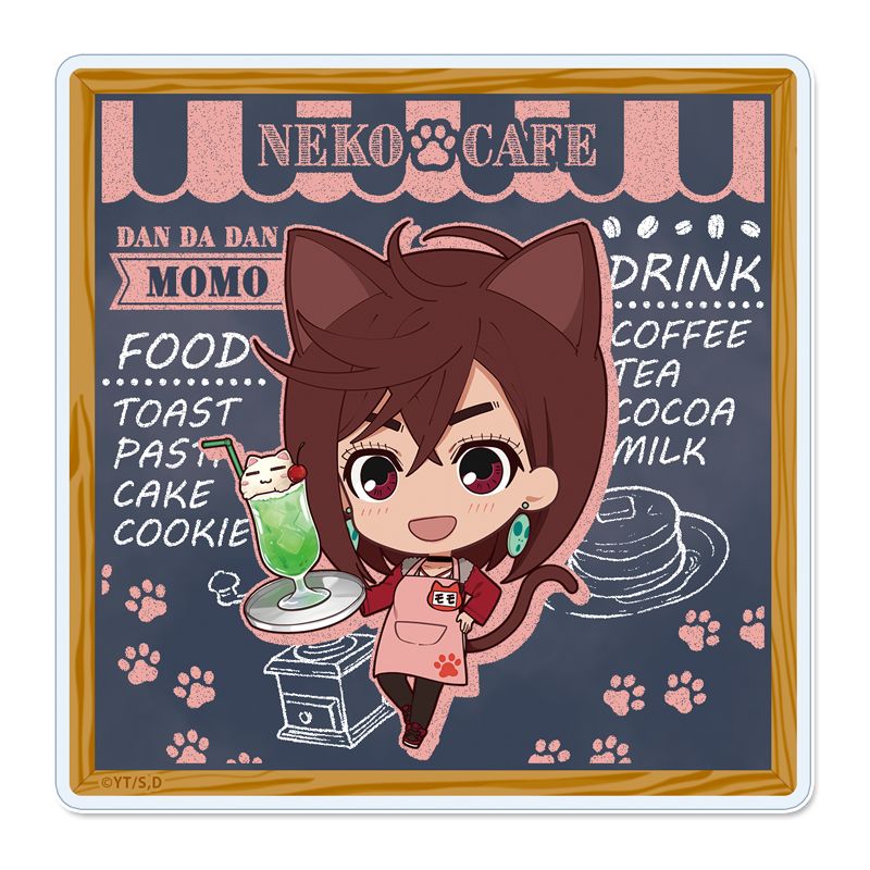 樂天商城 - 【新品/公式】ダンダダン_ぷちちょこ アクリルコースター 【モモ】 猫カフェ 公式グッズ colleize コレイズ アニメ キャラクター グッズ