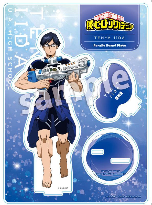 Rakuten - 【新品/公式】僕のヒーローアカデミア_ウォーターガンアクリルスタンドプレート 飯田天哉 公式グッズ colleize コレイズ アニメ キャラクター グッズ