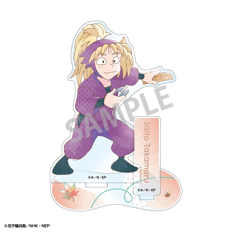 【新品/公式】忍たま乱太郎_アクリルスタンド 斉藤タカ丸／カミアニTOUCH4 公式グッズ colleize コレイズ アニメ キャラクター グッズ
