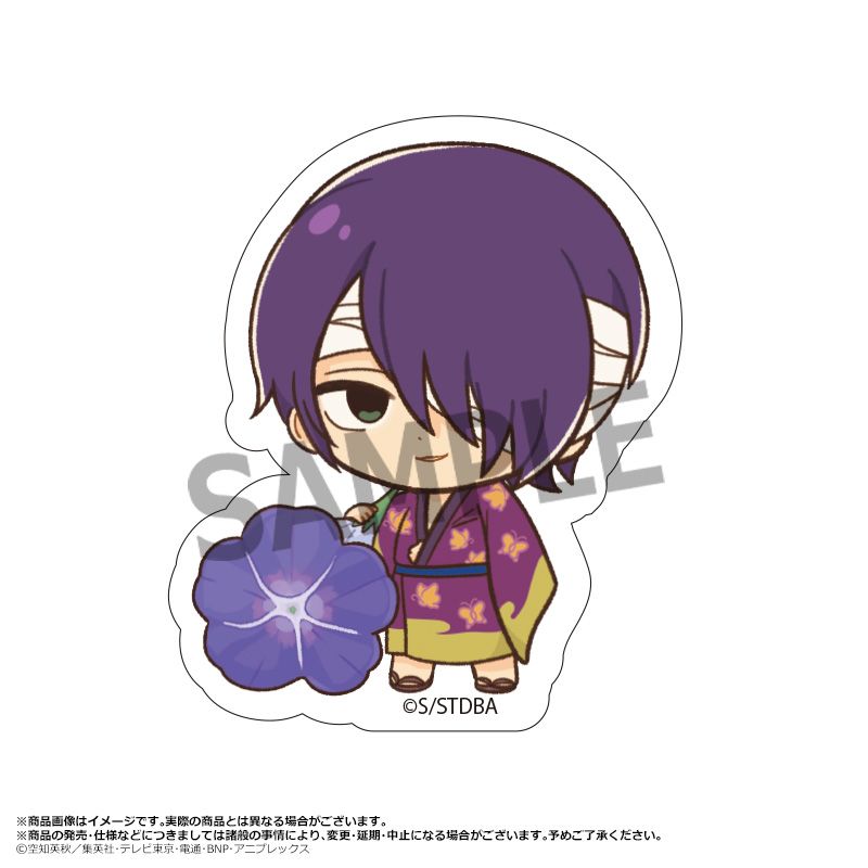 【新品/公式】銀魂_ダイカットステッカー Birth Flowers　F　高杉晋助 公式グッズ colleize コレイズ アニメ キャラクター グッズ