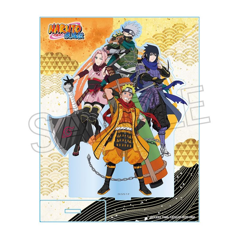 【新品/公式】NARUTO-ナルト- 疾風伝_アクリルスタンドL 忍武者 公式グッズ colleize コレイズ アニメ キャラクター グッズ