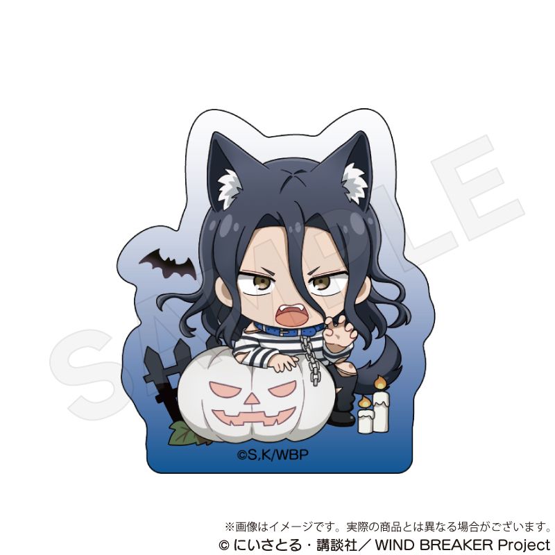 樂天商城 - 【新品/公式】WIND BREAKER_アクリルブロック ブラックハロウィンver. 杉下京太郎 公式グッズ colleize コレイズ アニメ キャラクター グッズ