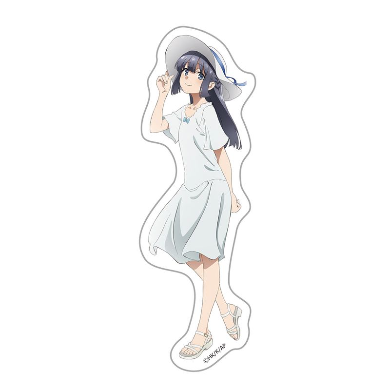 【新品/公式】青春ブタ野郎はサンタクロースの夢を見ない_ダイカットステッカー 牧之原翔子 公式グッズ colleize コレイズ アニメ キャラクター グッズ