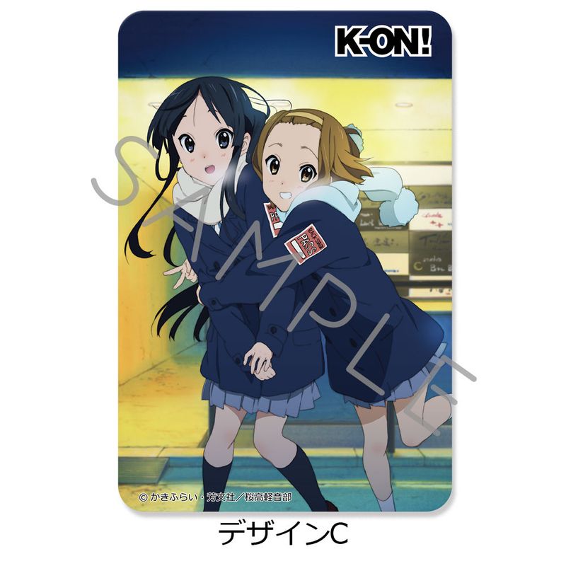 【新品/公式】けいおん _クリアカードステッカー デザインC 公式グッズ colleize コレイズ アニメ キャラクター グッズ