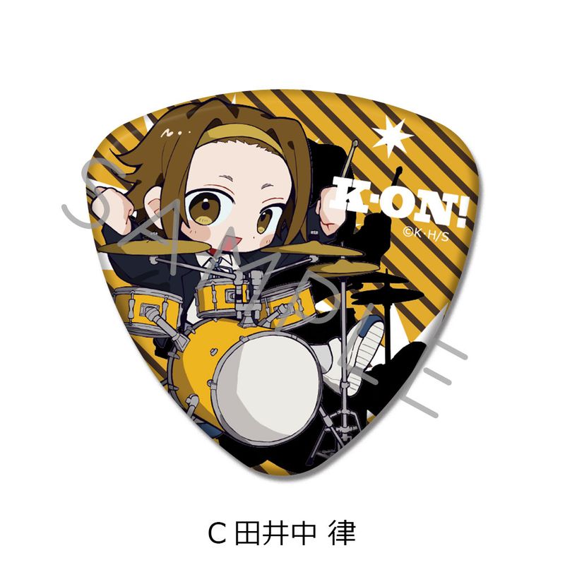 Rakuten - 【新品/公式】けいおん!_ピック型缶バッジ C 田井中律 公式グッズ colleize コレイズ アニメ キャラクター グッズ