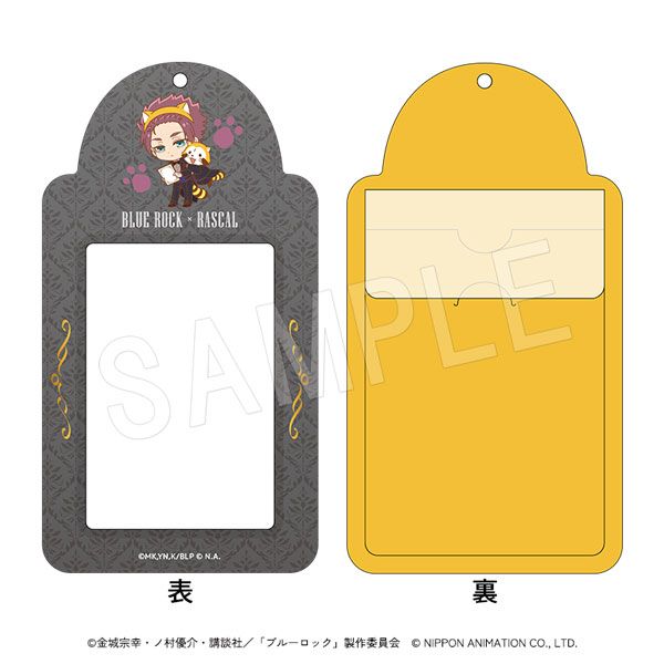 【新品/公式】ブルーロック×ラスカル_フォトカードホルダー 執事ミニキャラVer. 糸師冴 公式グッズ colleize コレイズ アニメ キャラクター グッズ