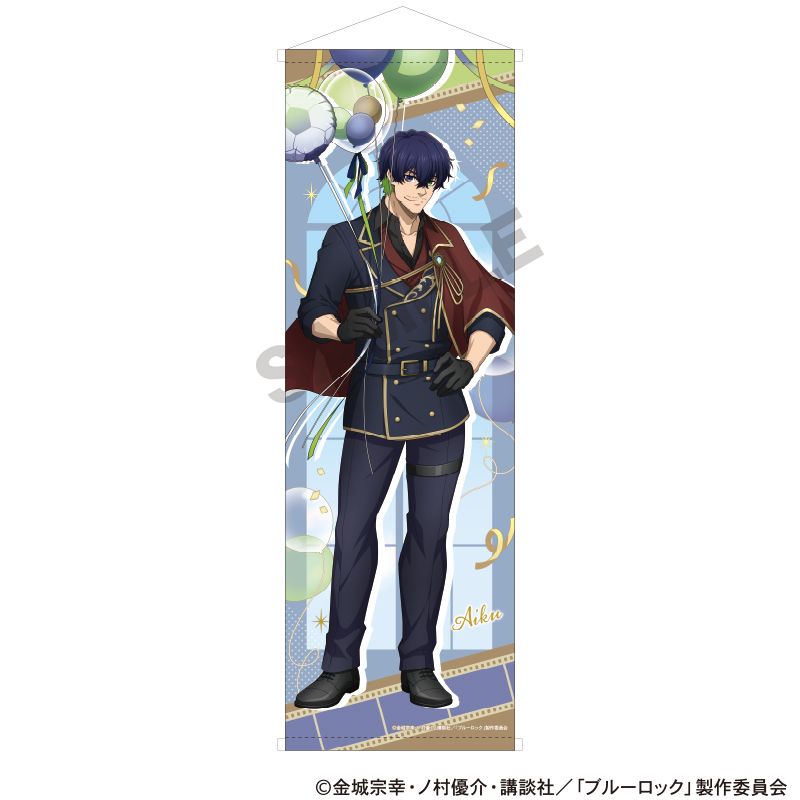 乐天商城 - 【新品/公式】ブルーロック_B1ハーフタペストリー　オリヴァ・愛空　バルーン 公式グッズ colleize コレイズ アニメ キャラクター グッズ