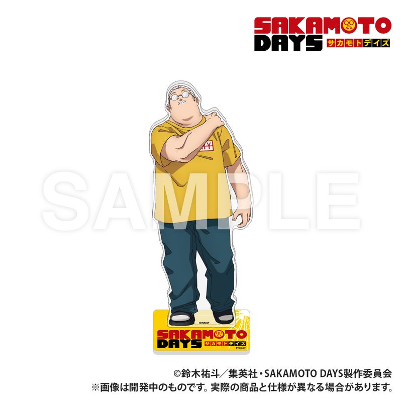 【新品/公式】SAKAMOTO DAYS_特大アクリルスタンド 坂本A 公式グッズ colleize コレイズ アニメ キャラクター グッズ(3.0)