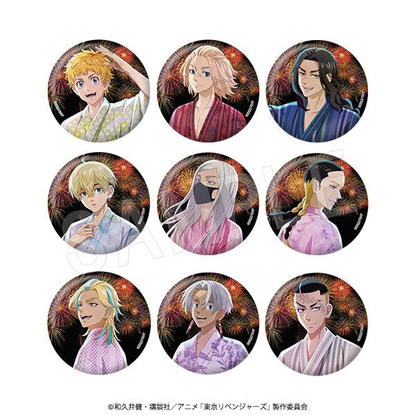 Rakuten - 【新品/公式】東京リベンジャーズ_トレーディングホロ缶バッジ 夏の思い出Ver. TypeA【BOX/9個入り】 公式グッズ colleize コレイズ アニメ キャラクター グッズ
