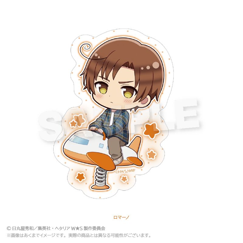 樂天商城 - 【新品/公式】ヘタリア World★Stars_ダイカットステッカー　遊具ver.　ロマーノ 公式グッズ colleize コレイズ アニメ キャラクター グッズ