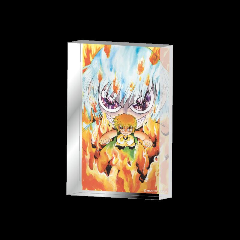 乐天商城 - 【新品/公式】金色のガッシュ!!_ビジュアルアクリルブロック Vol.1 2.ガッシュVSゼオン 公式グッズ colleize コレイズ アニメ キャラクター グッズ