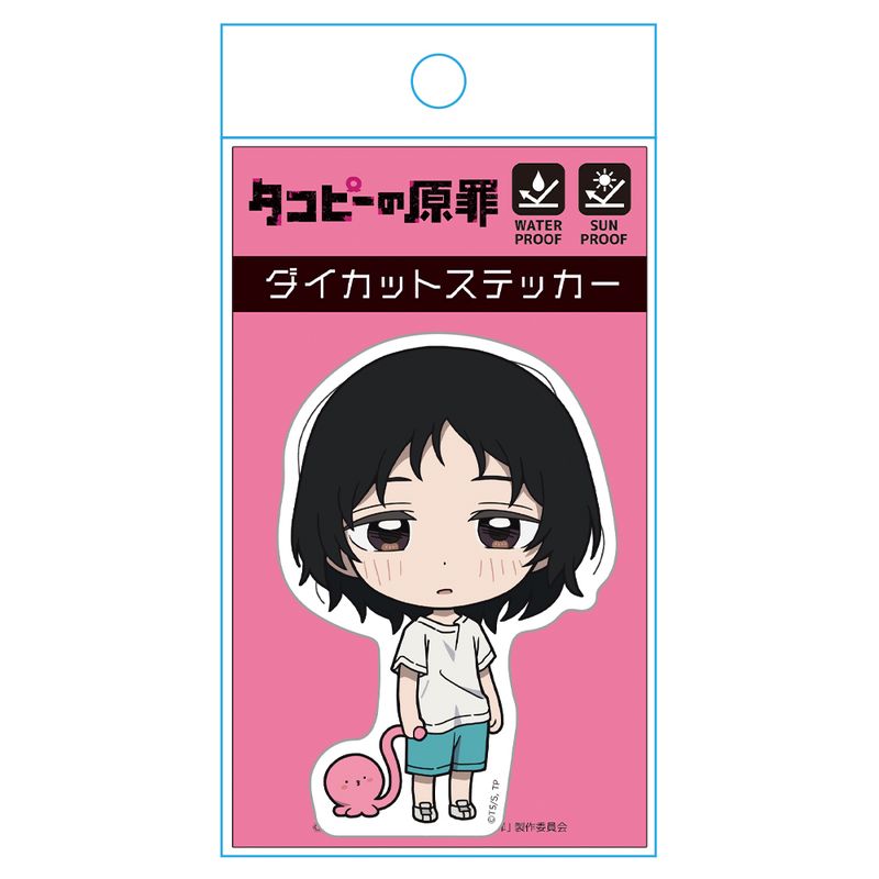 乐天商城 - 【新品/公式】タコピーの原罪_ダイカットステッカー しずか＆タコピー 公式グッズ colleize コレイズ アニメ キャラクター グッズ
