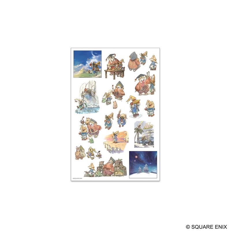 乐天商城 - 【新品/公式】ファイナルファンタジーIX_シートシール ビビとおじいちゃんと旅立ちの日に 公式グッズ colleize コレイズ アニメ キャラクター グッズ