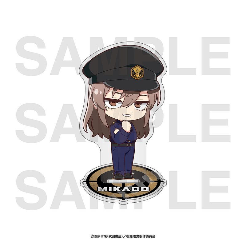 乐天商城 - 【新品/公式】桃源暗鬼_〜police〜デフォルメアクリルスタンド 桃寺神門 公式グッズ colleize コレイズ アニメ キャラクター グッズ