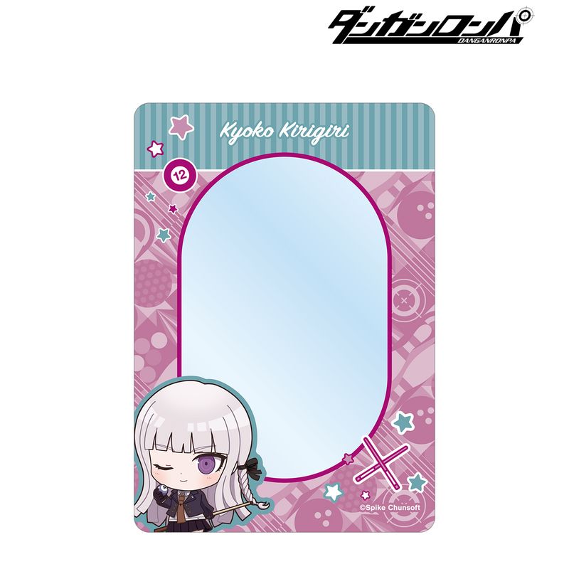 ダンガンロンパ　遺影スクエア缶バッジ　楽天コレクション　楽コレ　バッジ　霧切響子 ダンガンロンパ 楽天コレクション 遺影スクエア缶バッジ 霧切響子