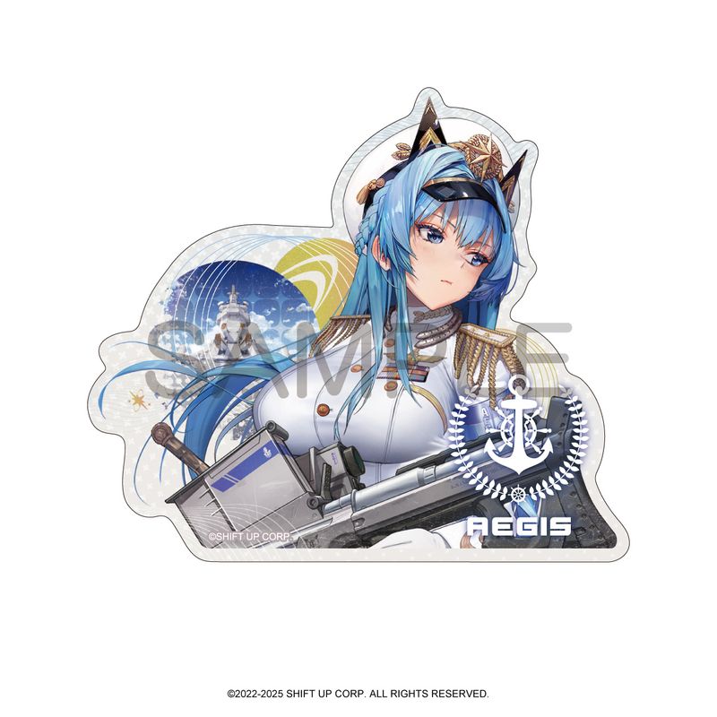乐天商城 - 【新品/公式】勝利の女神:NIKKE_ガンガールステッカー ヘルム 公式グッズ colleize コレイズ アニメ キャラクター グッズ