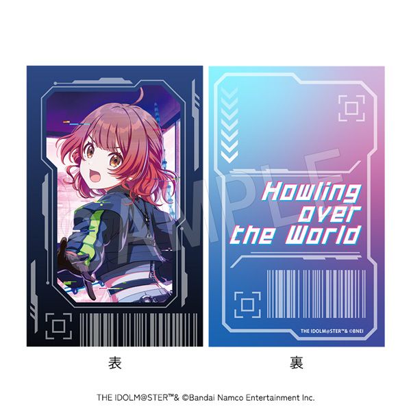 学園アイドルマスター_Howling over the World カードキー風プラブロマイド 花海佑芽 公式グッズ colleize コレイズ アニメ キャラクター グッズ