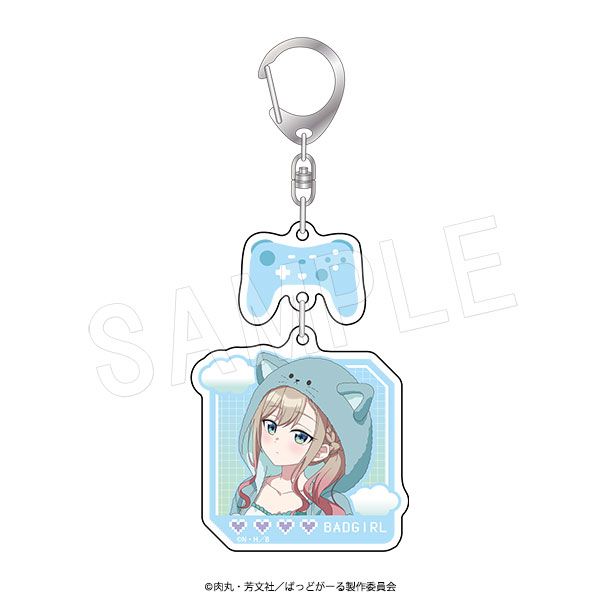 Rakuten - 【新品/公式】ばっどがーる_アクリルキーホルダー アニマルルームウェアVer. 涼風涼 公式グッズ colleize コレイズ アニメ キャラクター グッズ