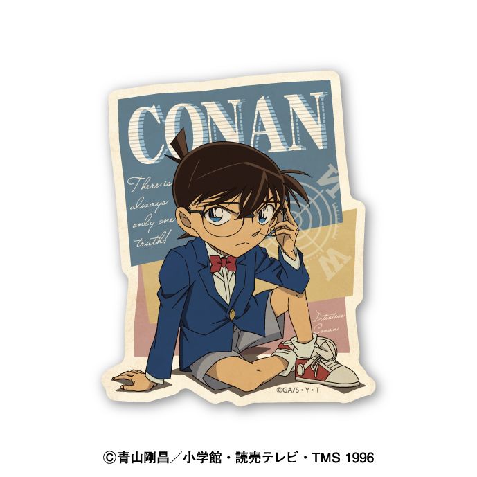 Rakuten - 【新品/公式】名探偵コナン_トラベルステッカー 1.江戸川コナン 公式グッズ colleize コレイズ アニメ キャラクター グッズ