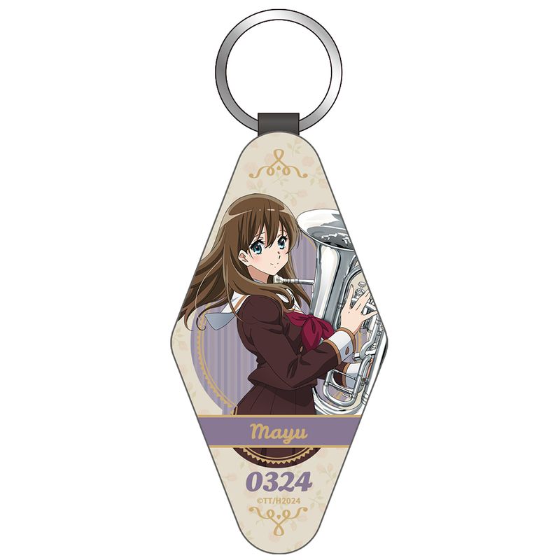 乐天商城 - 【新品/公式】響け!ユーフォニアム_「黒江真由」レザーキーホルダー 公式グッズ colleize コレイズ アニメ キャラクター グッズ