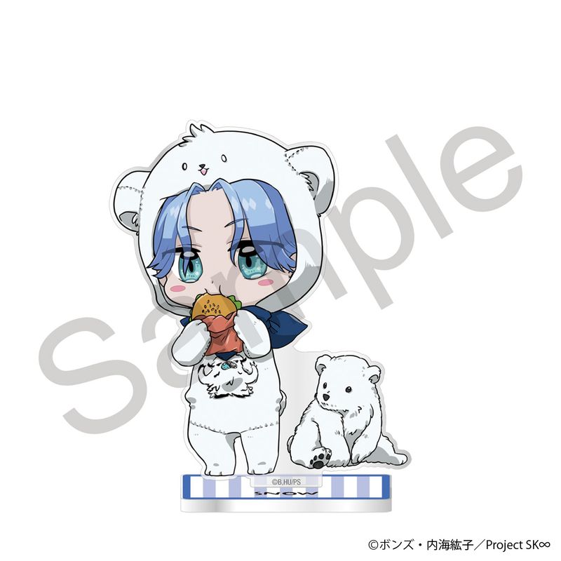 樂天商城 - 【新品/公式】SK∞ エスケーエイト_アクリルスタンド 2024アニマルver.　SNOW 公式グッズ colleize コレイズ アニメ キャラクター グッズ