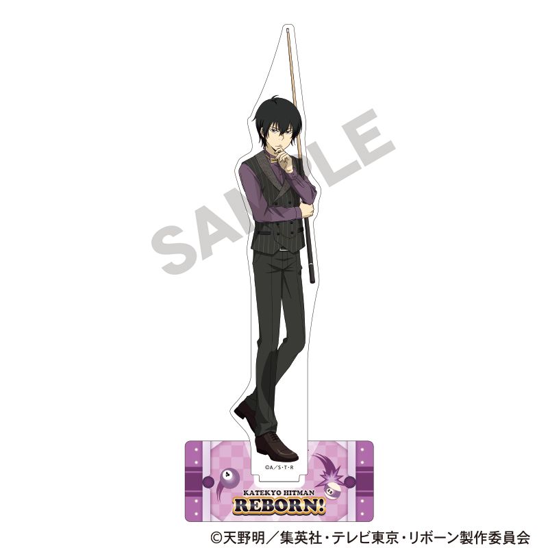 樂天商城 - 【新品/公式】家庭教師ヒットマンREBORN!_アクリルスタンド 雲雀恭弥 ビリヤード 公式グッズ colleize コレイズ アニメ キャラクター グッズ