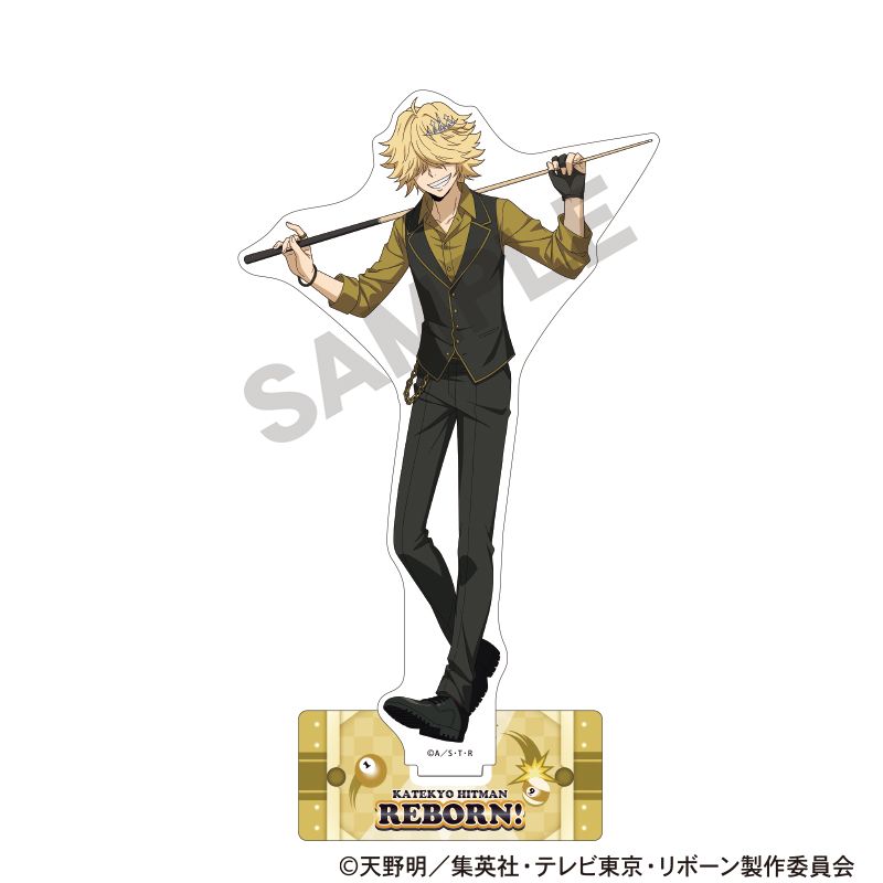 樂天商城 - 【新品/公式】家庭教師ヒットマンREBORN!_アクリルスタンド ベルフェゴール ビリヤード 公式グッズ colleize コレイズ アニメ キャラクター グッズ