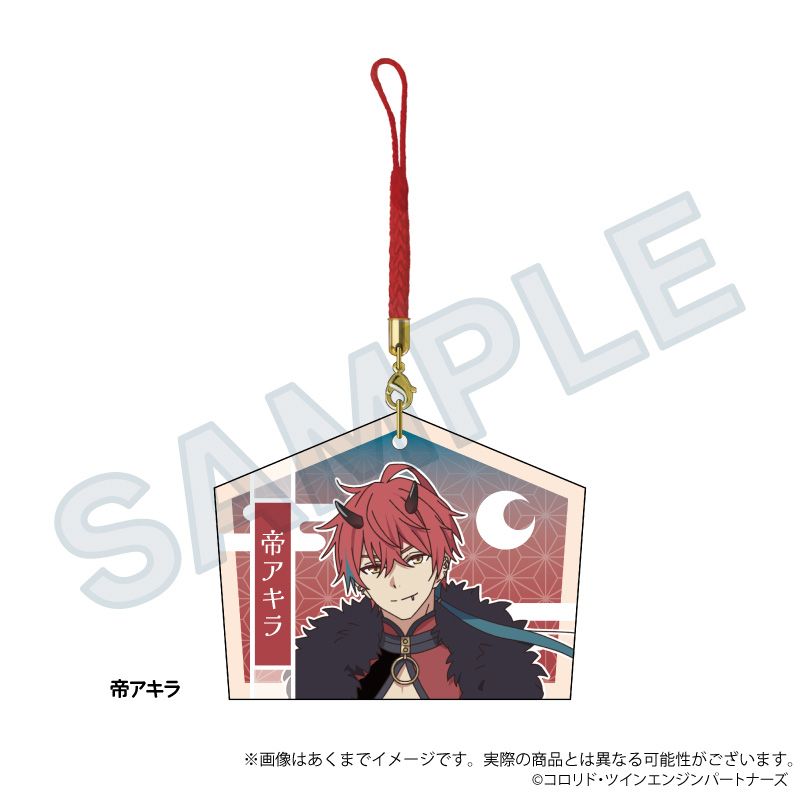 樂天商城 - 【新品/公式】超かぐや姫！_絵馬ストラップ　帝アキラ 公式グッズ colleize コレイズ アニメ キャラクター グッズ