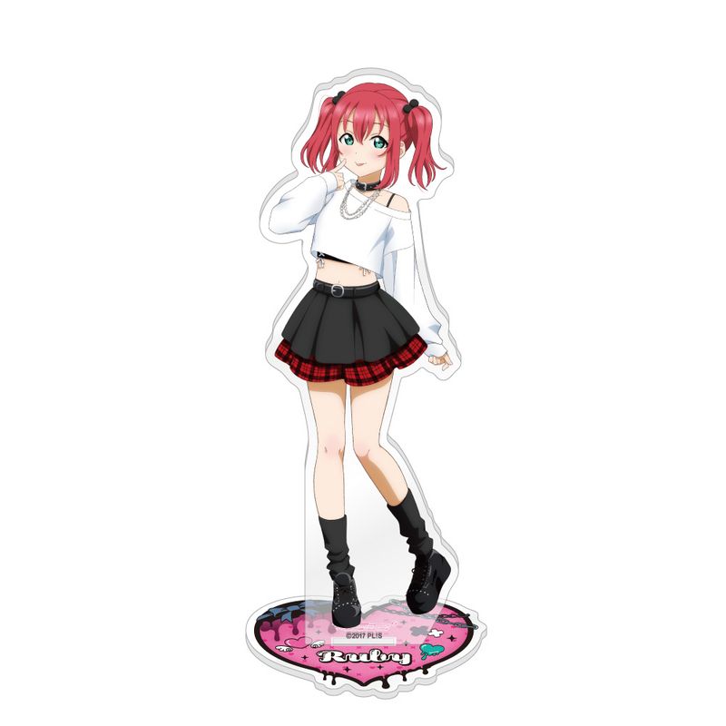 樂天商城 - 【新品/公式】ラブライブ！サンシャイン!!_描き下ろしアクリルスタンド / 黒澤 ルビィ 公式グッズ colleize コレイズ アニメ キャラクター グッズ