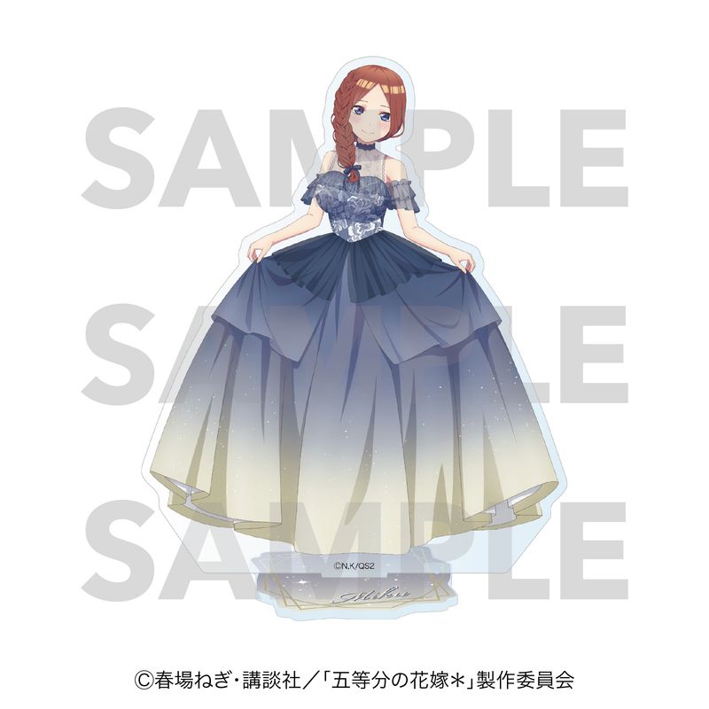 【新品/公式】五等分の花嫁＊_アクリルスタンド Night sky color Dress 中野三玖 公式グッズ colleize コレイズ アニメ キャラクター グッズ