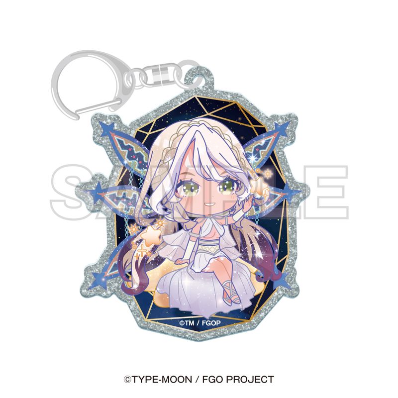【新品/公式】Fate/Grand Order×コニカミノルタプラネタリウム_英霊(サーヴァント)と巡る星々の物語 ミニキャラグリッターアクリルキーホルダー アンドロメダ 公式グッズ colleize コレイズ アニメ キャラクター グッズ