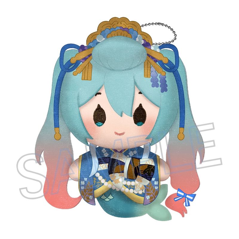 Rakuten - 【新品/公式】初音ミク_百鬼夜行 -麗宴- ぬいぐるみマスコット B 人魚(にんぎょ) 公式グッズ colleize コレイズ アニメ キャラクター グッズ