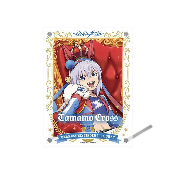 Rakuten - 【新品/公式】ウマ娘 シンデレラグレイ_ブロマイド付きアクリルフォトフレーム 2 タマモクロス-CHAMPIONS- 公式グッズ colleize コレイズ アニメ キャラクター グッズ