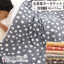【 ドロップ柄 お昼寝ケット 】 6重 ガーゼケット お昼寝サイズ 日本製 三河木綿 85×115cm ベビーケット ブランケット ハーフケット キッズサイズ ...