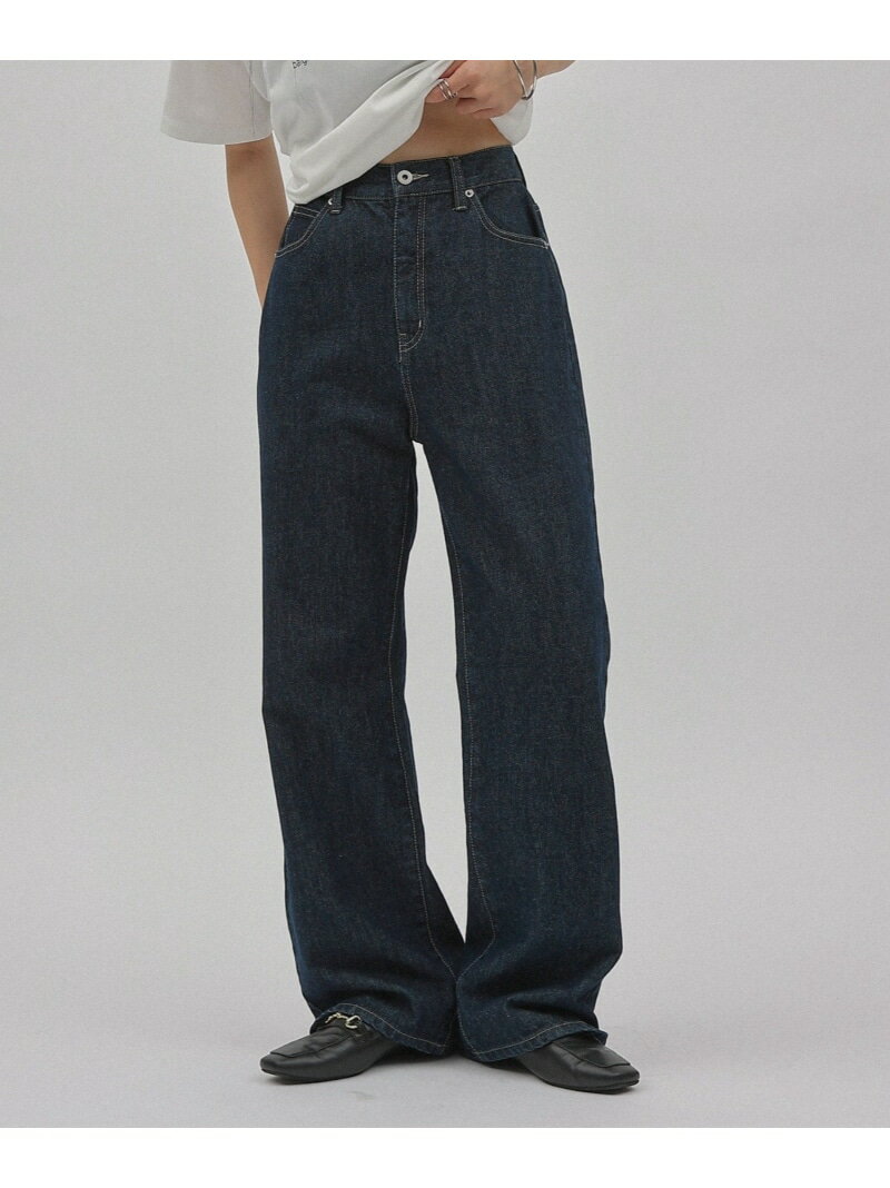 Straight Jeans - ルーズストレートデニム COLONY 2139 コロニー トゥーワンスリーナイン パンツ ジーンズ・デニムパンツ ネイビー ブラック ブルー ホワイト グレー【送料無料】[Rakuten Fashion]