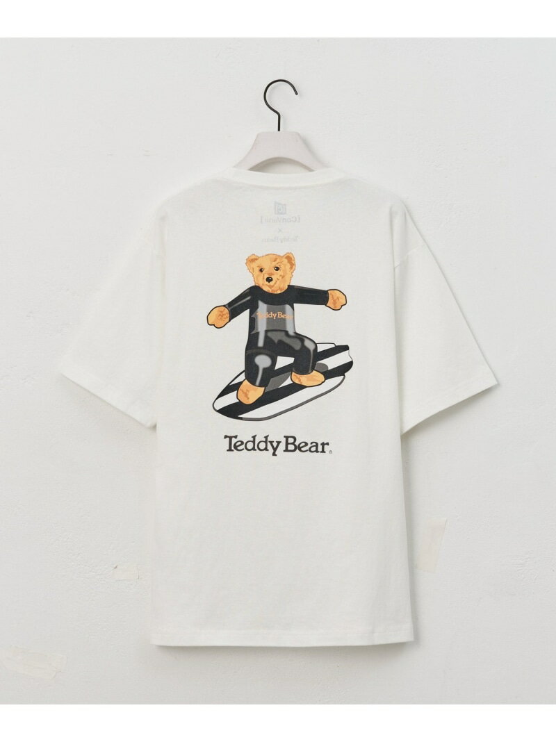 【SALE／30%OFF】【ConVenir】サーフィンテディベアポケットTEE COLONY 2139 コロニー トゥーワンスリーナイン トップス カットソー・Tシャツ ホワイト ブラック【RBA_E】[Rakuten Fashion]