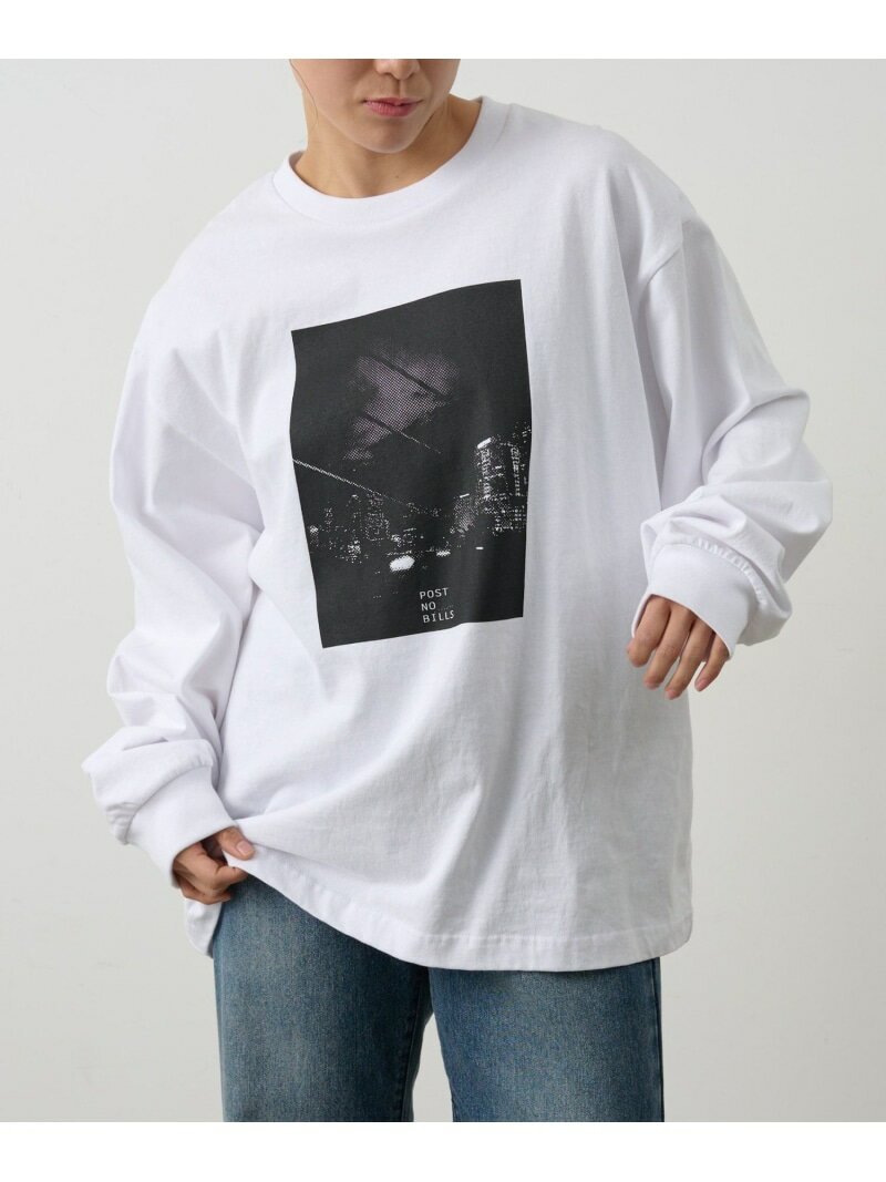 スクエアフォトプリントロンT COLONY 2139 コロニー トゥーワンスリーナイン トップス カットソー・Tシャツ ホワイト ブラック【先行予約】*【送料無料】[Rakuten Fashion]