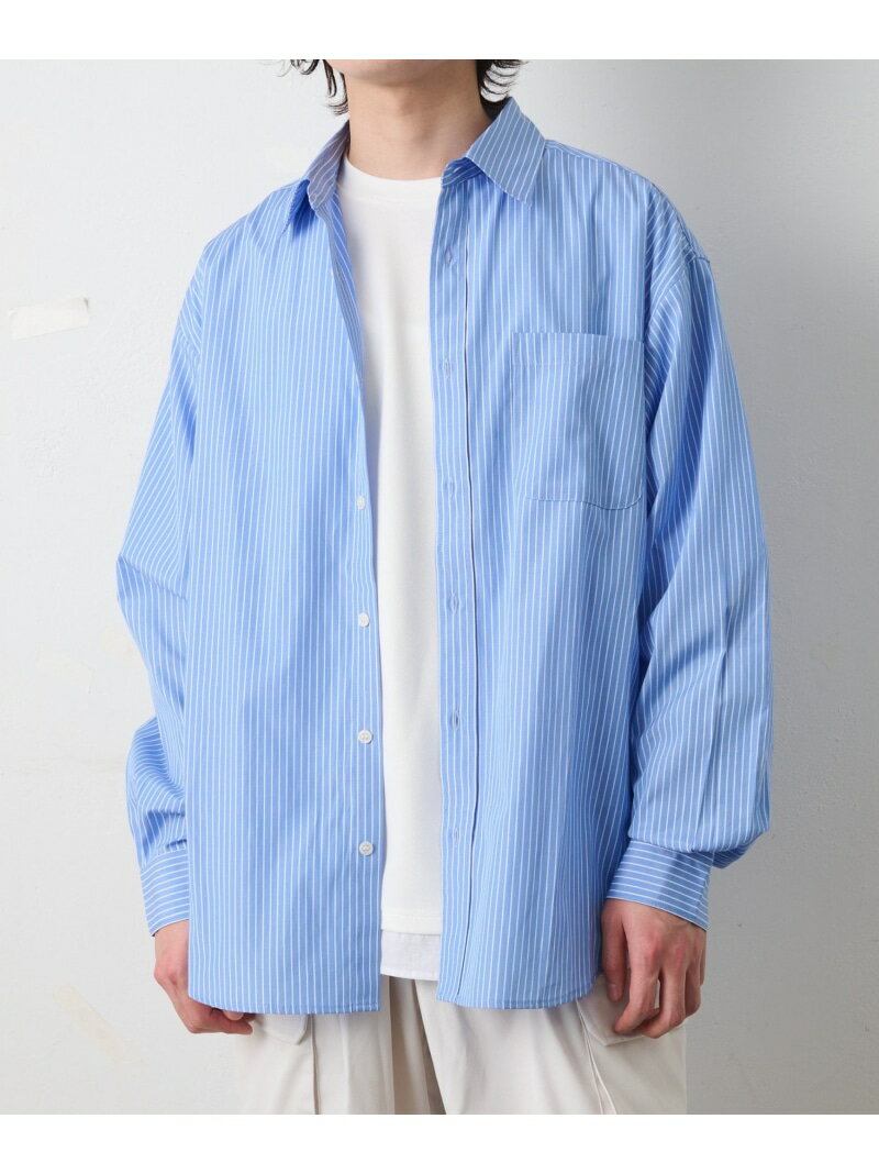 【SALE／30%OFF】ピンストライプレギュラーカラーシャツ COLONY 2139 コロニー トゥーワンスリーナイン トップス シャツ・ブラウス ホワイト ネイビー ブルー【RBA_E】【送料無料】[Rakuten Fashion]