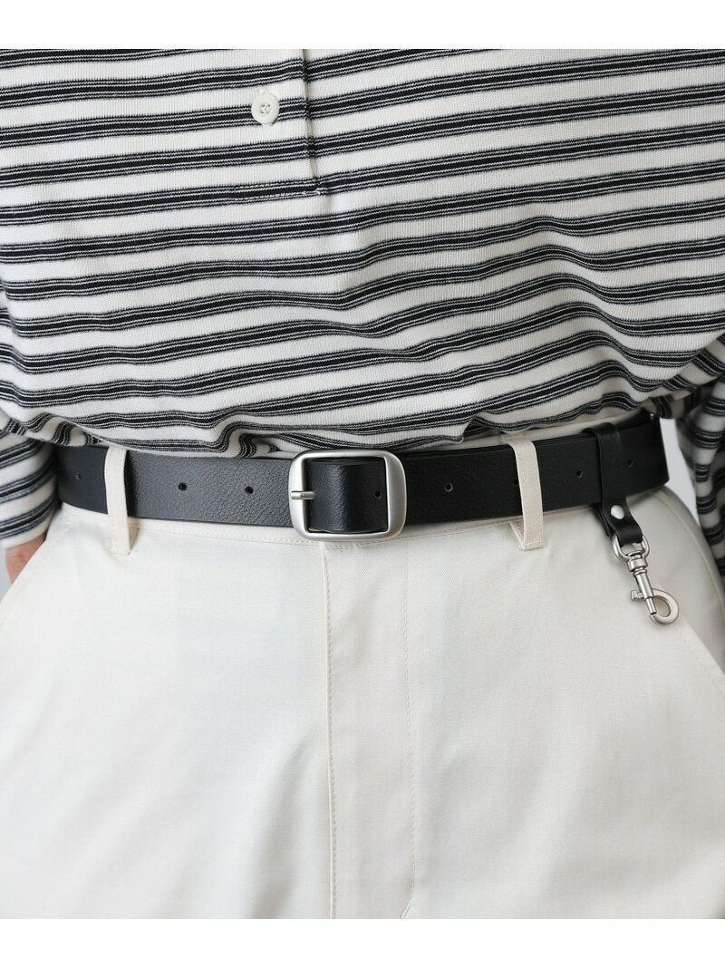 キーリング付きスクエアバックルベルト COLONY 2139 コロニー トゥーワンスリーナイン ファッション雑貨 ベルト ブラック【先行予約】*[Rakuten Fashion]