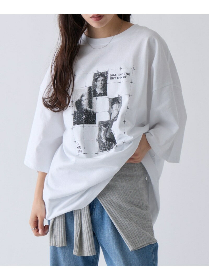 アソートロゴBIGTシャツ COLONY 2139 コロニー トゥーワンスリーナイン トップス カットソー・Tシャツ グレー ブルー ホワイト【先行予約】*【送料無料】[Rakuten Fashion]