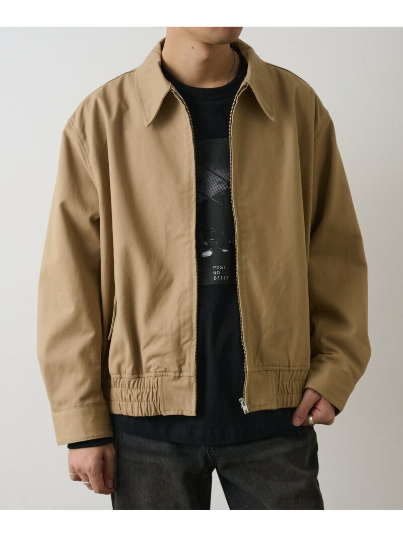 コットンツイルワークジャケット COLONY 2139 コロニー トゥーワンスリーナイン ジャケット・アウター ブルゾン・ジャンパー ベージュ ブラック【先行予約】*【送料無料】[Rakuten Fashion]