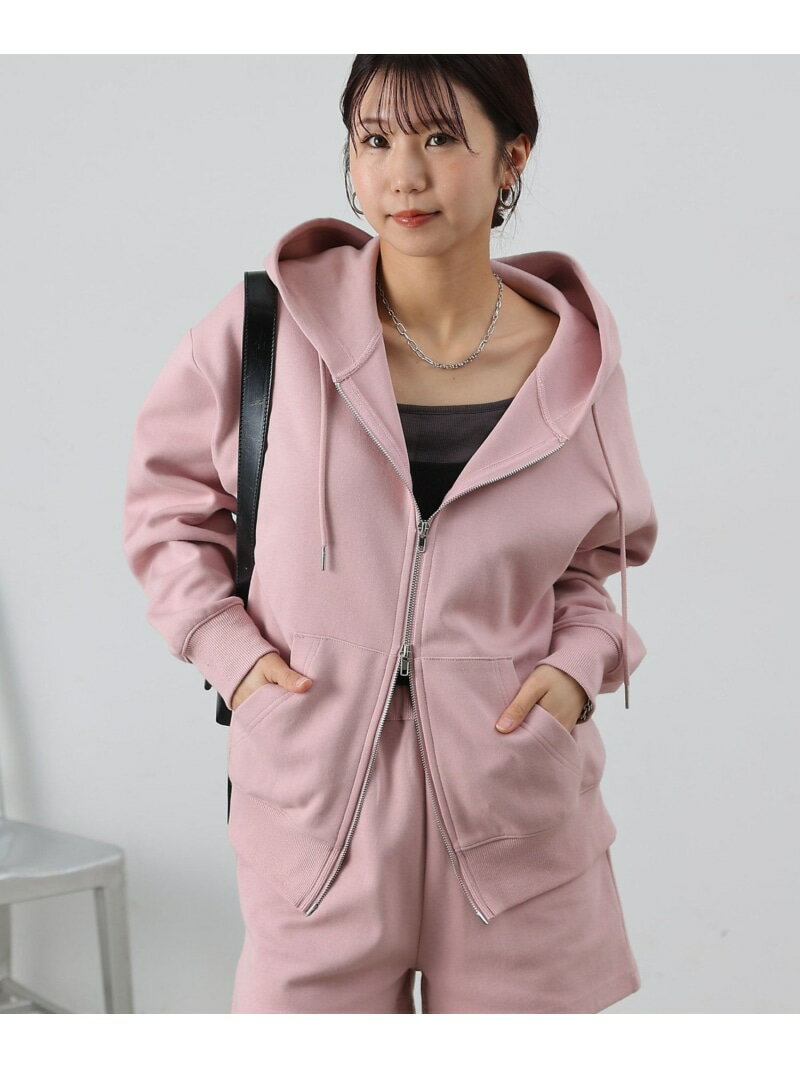 【セットアップ対応】ダンボールフルジップフーディ COLONY 2139 コロニー トゥーワンスリーナイン トップス カットソー・Tシャツ グレー ブラック ピンク【送料無料】[Rakuten Fashion]