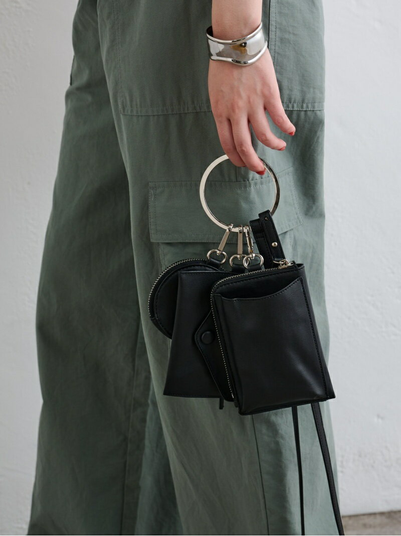 【着用動画あり】3連ショルダーバッグ/スマホショルダー/スマホポーチ COLONY 2139 コロニー トゥーワンスリーナイン バッグ ショルダーバッグ ブラック ベージュ グリーン ブルー ネイビー パープル ブラウン シルバー[Rakuten Fashion]のサムネイル