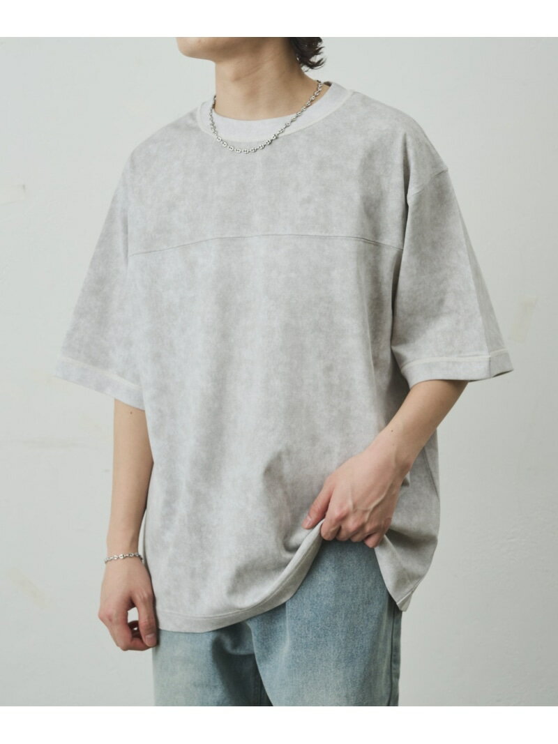 【リバイバル】ムラ染め天竺半袖TEE COLONY 2139 コロニー トゥーワンスリーナイン トップス カットソー・Tシャツ ブラック ネイビー ホワイト グレー【先行予約】*【送料無料】[Rakuten Fashion]