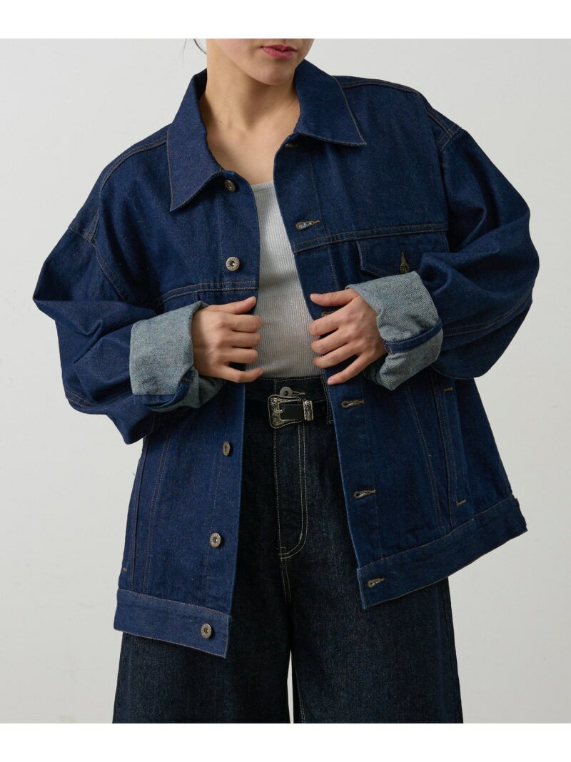 【セットアップ対応】ナチュラルスラブデニムジャケット COLONY 2139 コロニー トゥーワンスリーナイン ジャケット・アウター ブルゾン・ジャンパー ブルー ブラック【先行予約】*【送料無料】[Rakuten Fashion]