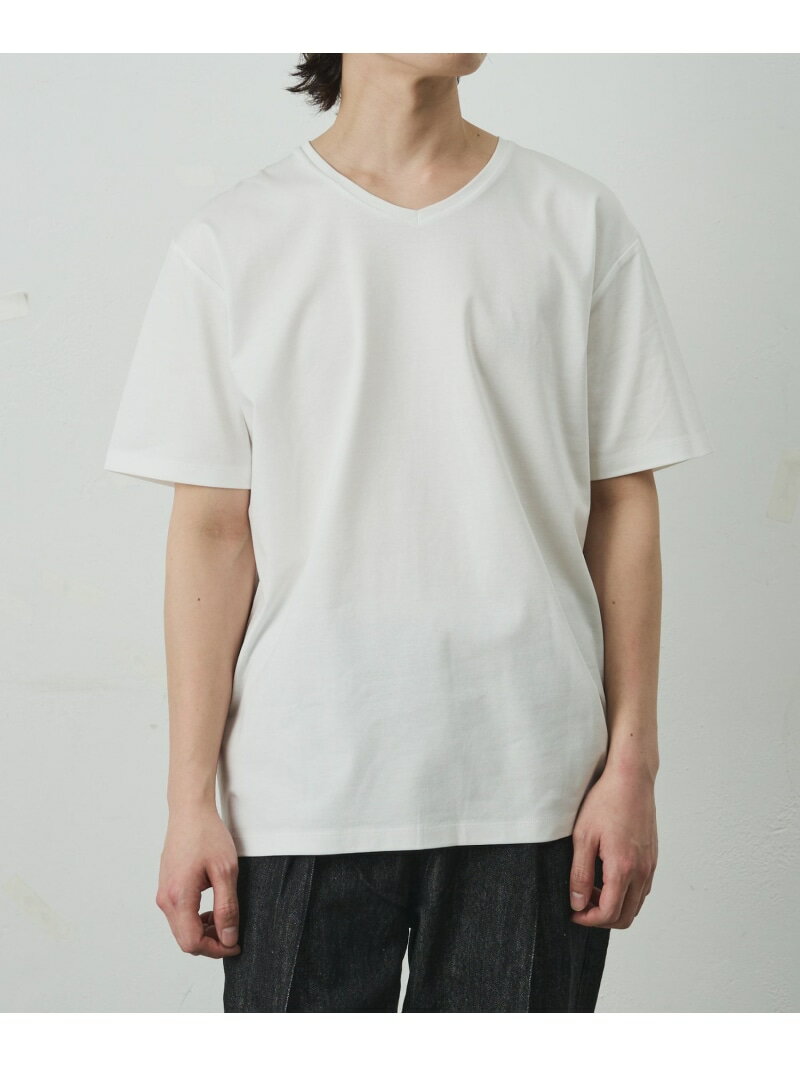 【リバイバル】スマートVネック半袖Tシャツ COLONY 2139 コロニー トゥーワンスリーナイン トップス カットソー・Tシャツ ホワイト ブラック グレー【先行予約】*[Rakuten Fashion]