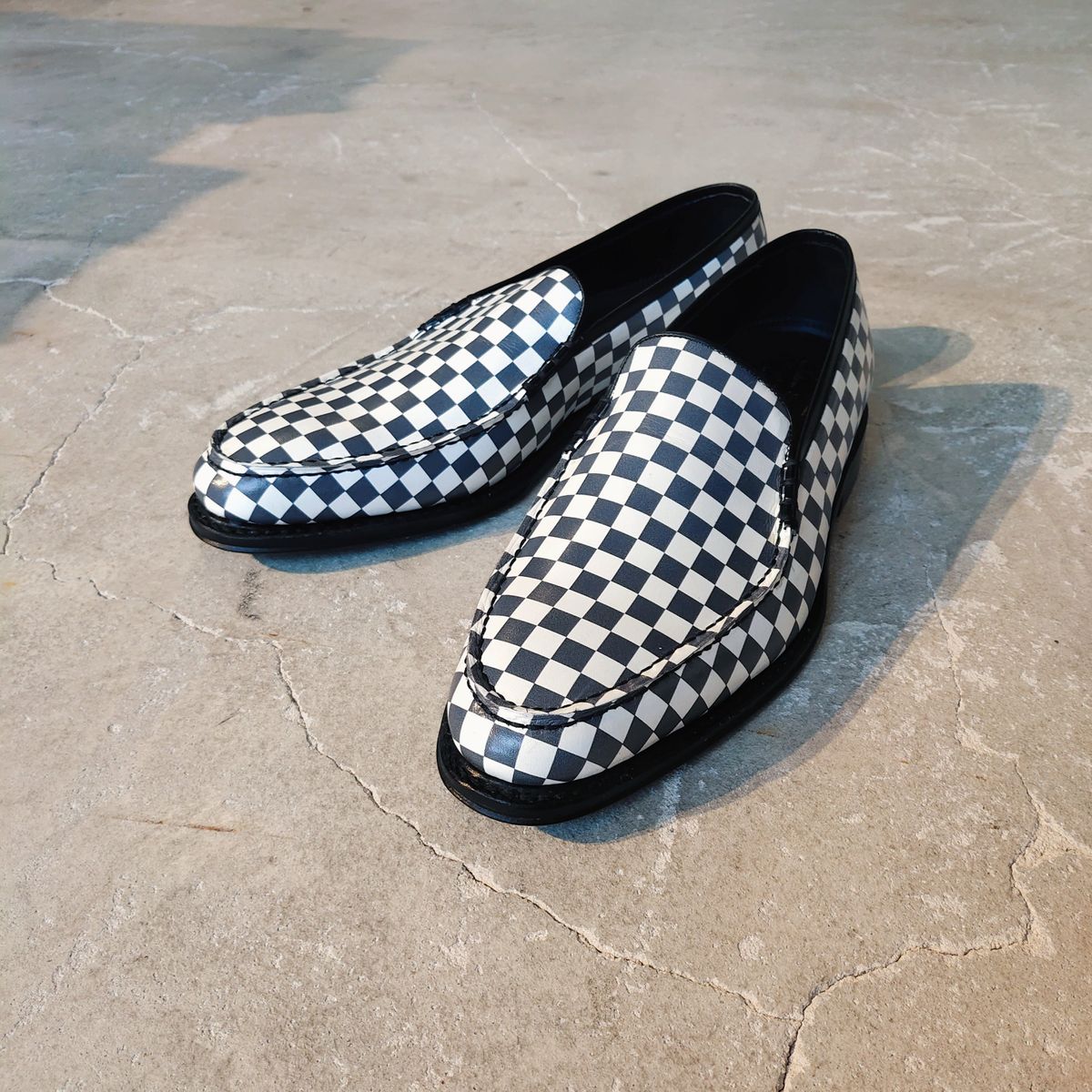 別注JALAN SRIWIJAYA for COLONY CLOTHING / CHECKERED LOAFER