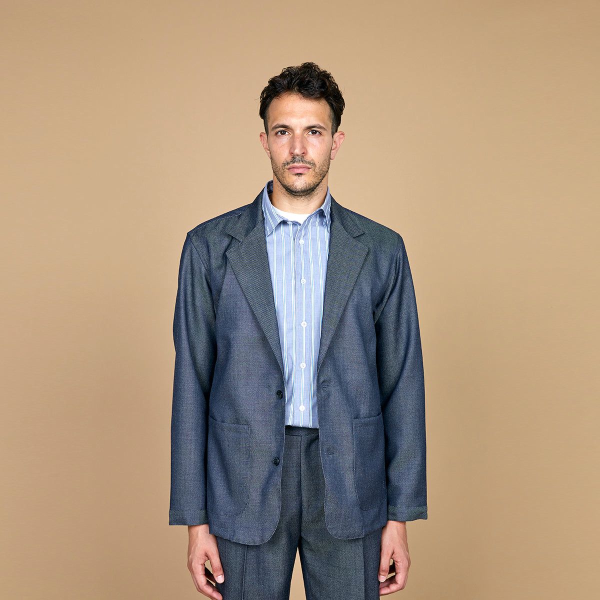 COLONY CLOTHING / デニムライクウール シャツジャケット / CC23FW-JK01S