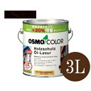 【送料無料】 オスモカラー ウッドステインプロテクター #727 ローズウッド [3L] osmo 木部用保護塗料 防腐 防藻 防かび 防カビ 撥水 屋外 外壁 ウッドデッキ その1